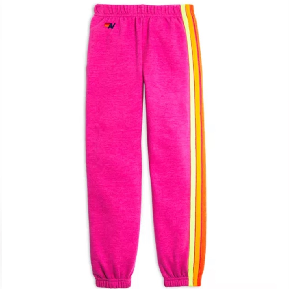 Aviator Nation 5 stripe sweatpants Kids size 12